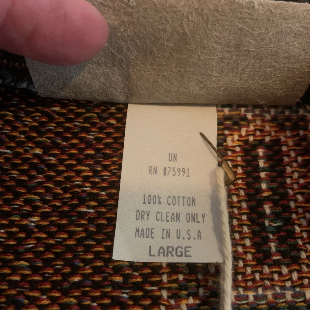 Vintage 90’s Painted Pony's Tapestry Lighthouse Nautical Jacket Size Large NWT - Picture 9 of 16